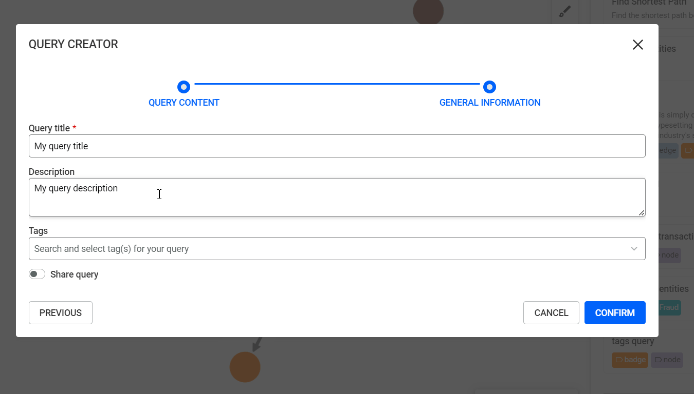 Queries: Creating queries: query builder - Linkurious user manual 4.3.7